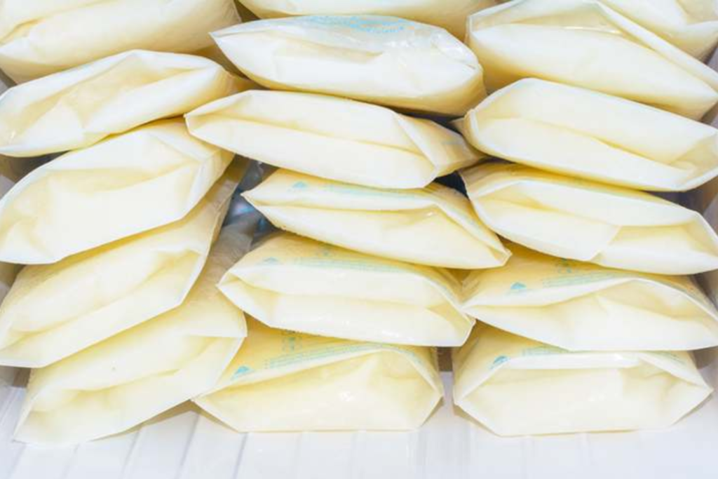 Breast Milk Bags Stored