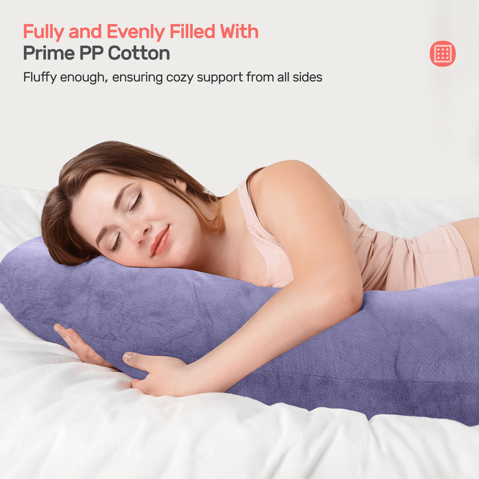 Cotton Sleeping Waist Support Pillow For Pregnant Women U Shaped Maternity  Pillows Side Sleeper Baby Pregnant